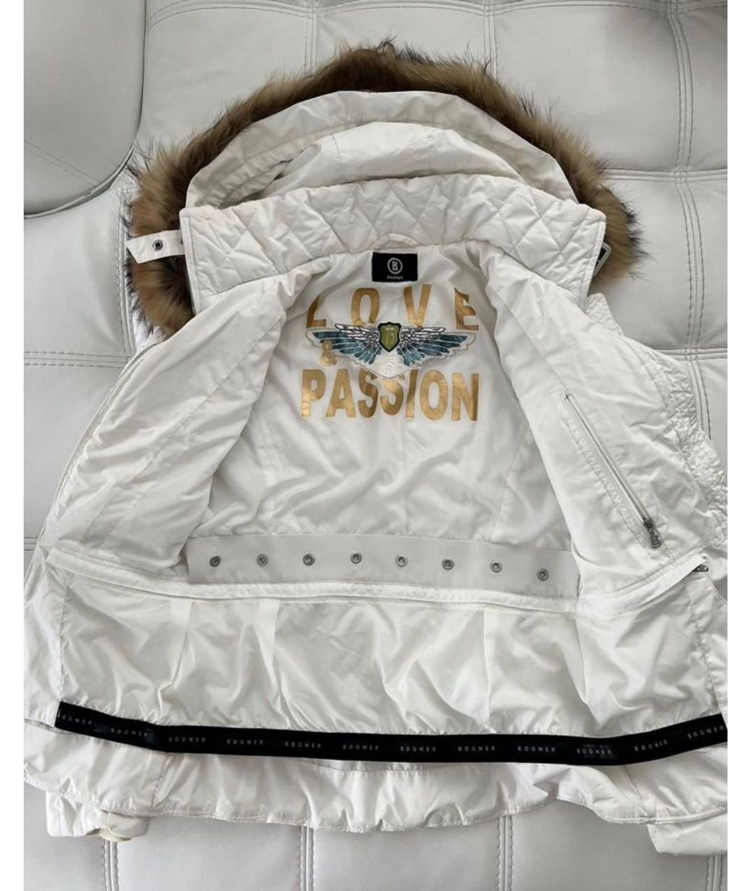 BOGNER Белая синтетическая куртка, фото 4