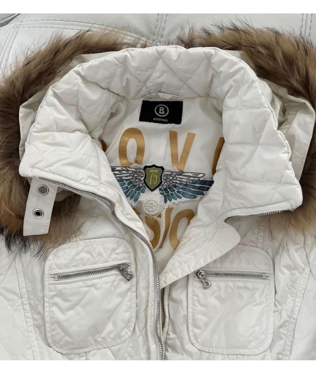 BOGNER Белая синтетическая куртка, фото 3