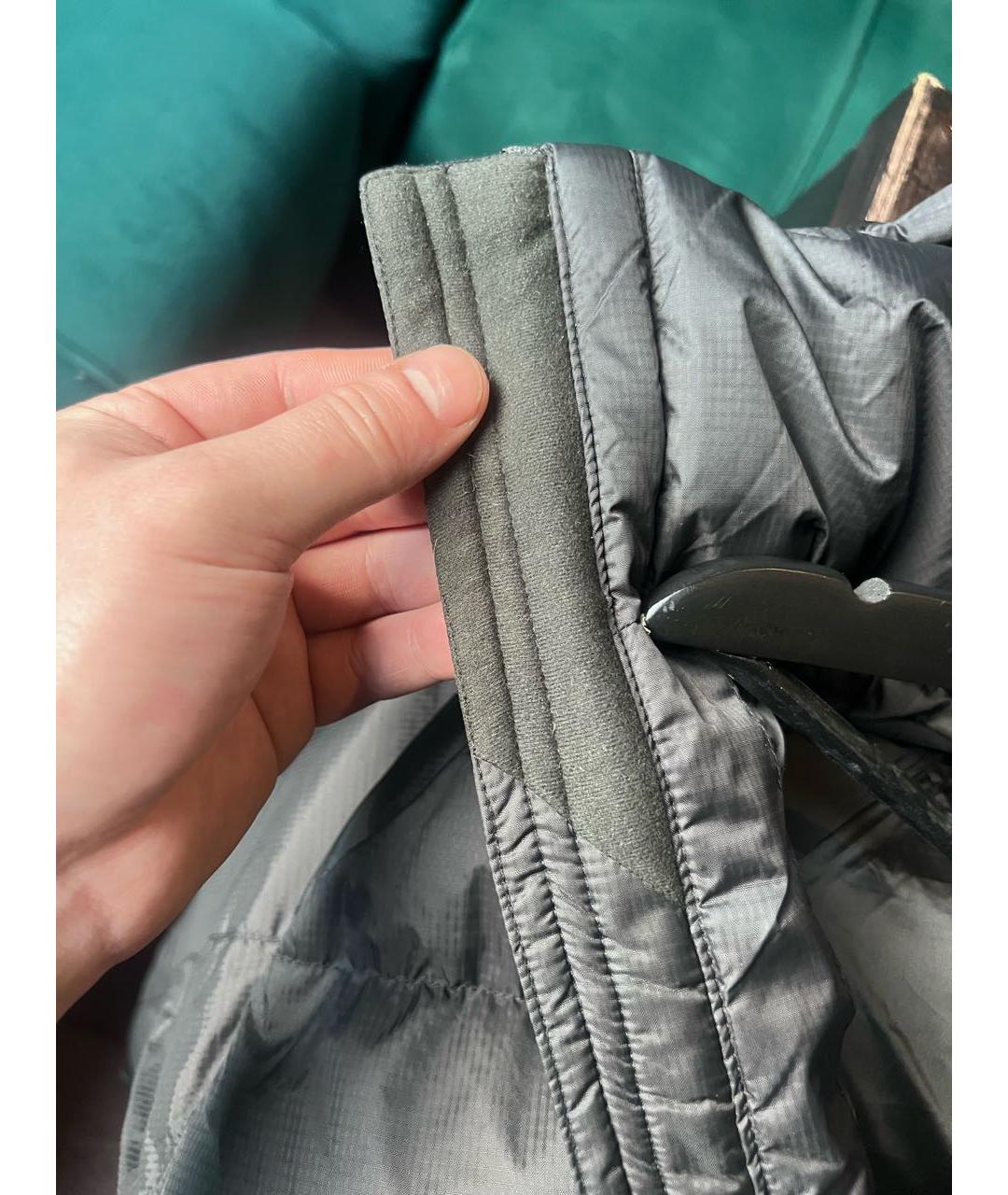 CANADA GOOSE Черный полиэстеровый пуховик, фото 5