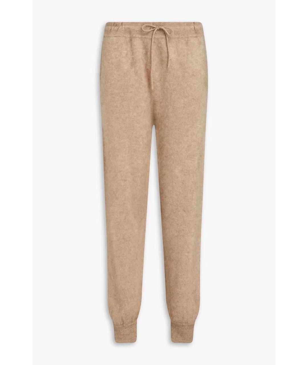 SANDRO Бежевые кашемировые брюки узкие, фото 9