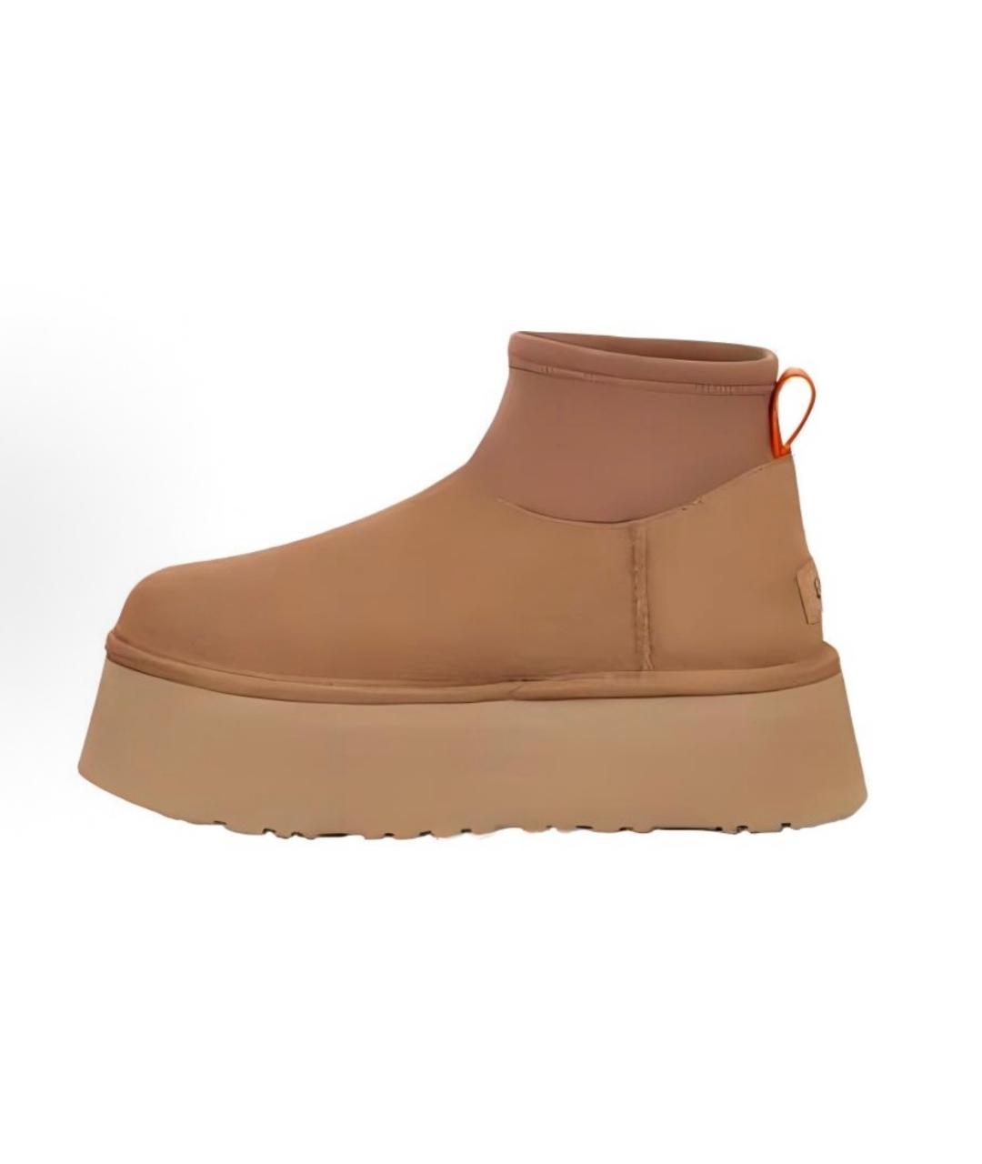 UGG AUSTRALIA Бежевые замшевые ботинки, фото 7