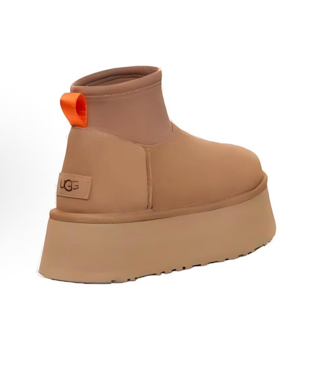 UGG AUSTRALIA Бежевые замшевые ботинки, фото 3