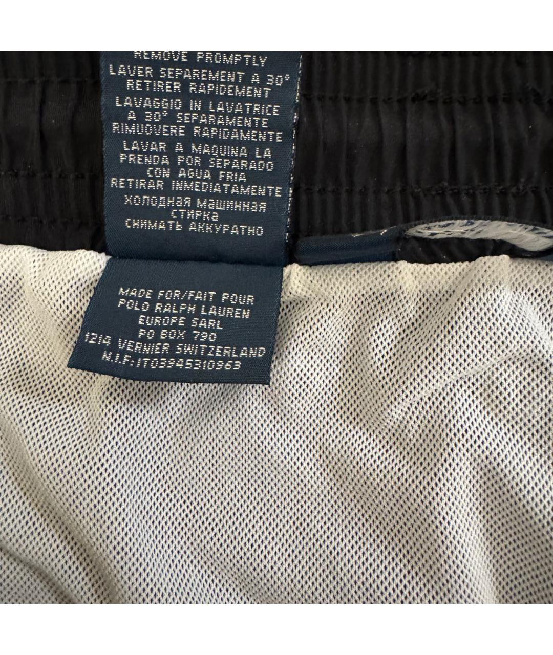 POLO RALPH LAUREN Черные полиэстеровые шорты, фото 7
