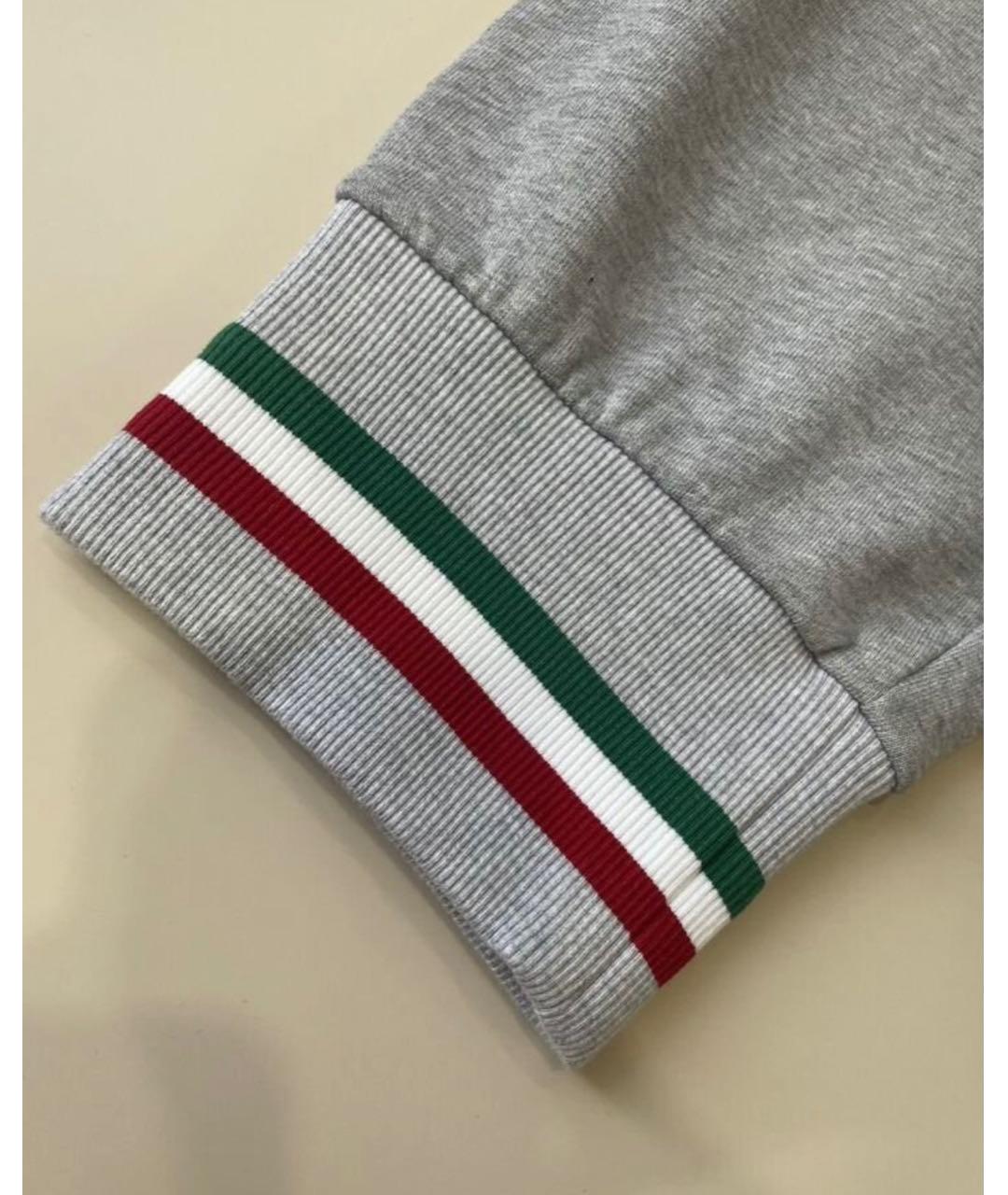 DOLCE&GABBANA Серые хлопковые повседневные брюки, фото 3