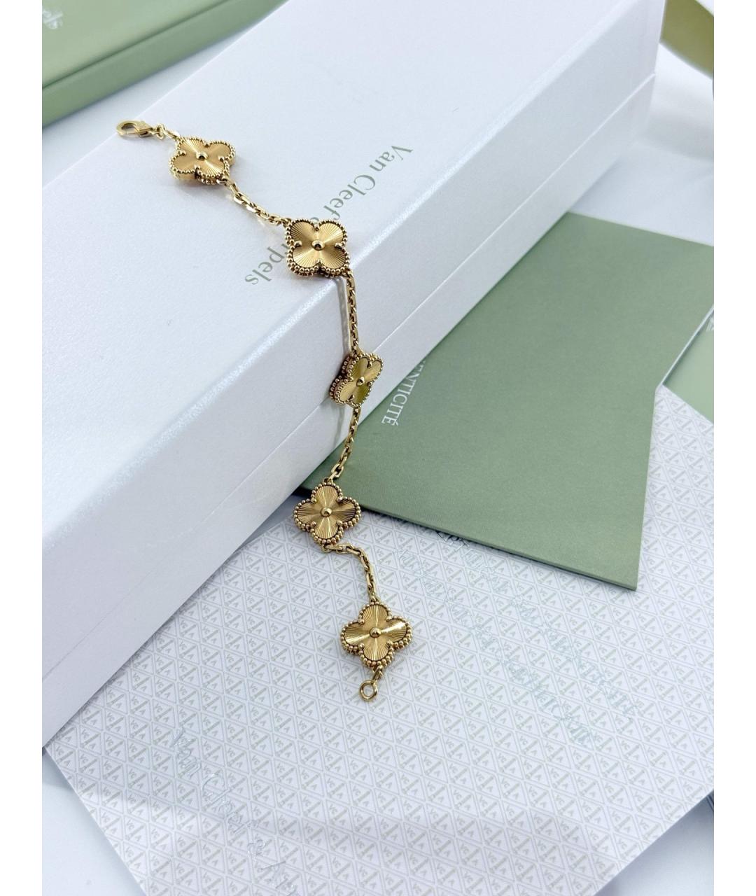 VAN CLEEF & ARPELS Золотой браслет из желтого золота, фото 3