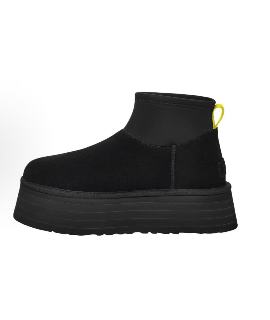 UGG AUSTRALIA Черные замшевые ботинки, фото 6