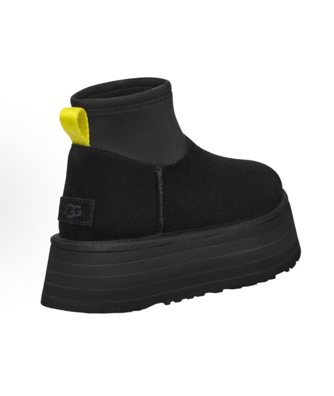 UGG AUSTRALIA Черные замшевые ботинки, фото 2