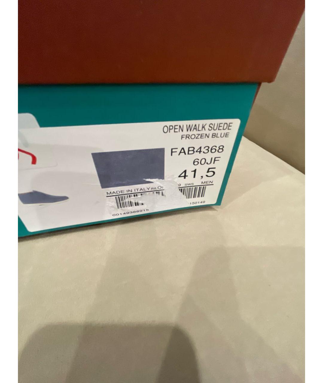 LORO PIANA Серые замшевые низкие ботинки, фото 6