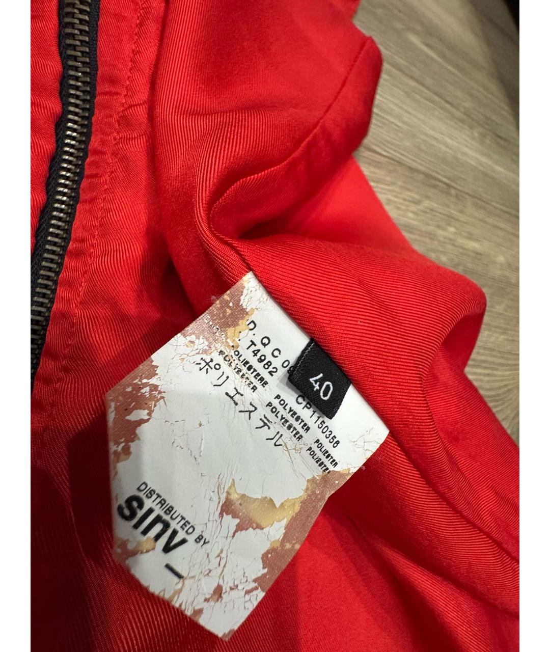 MCQ ALEXANDER MCQUEEN Красная майка, фото 5