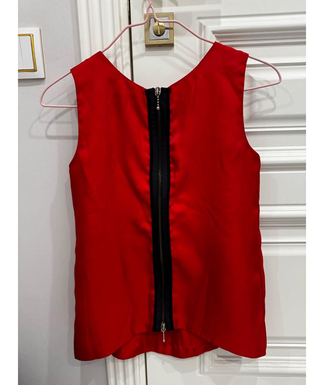 MCQ ALEXANDER MCQUEEN Красная майка, фото 2