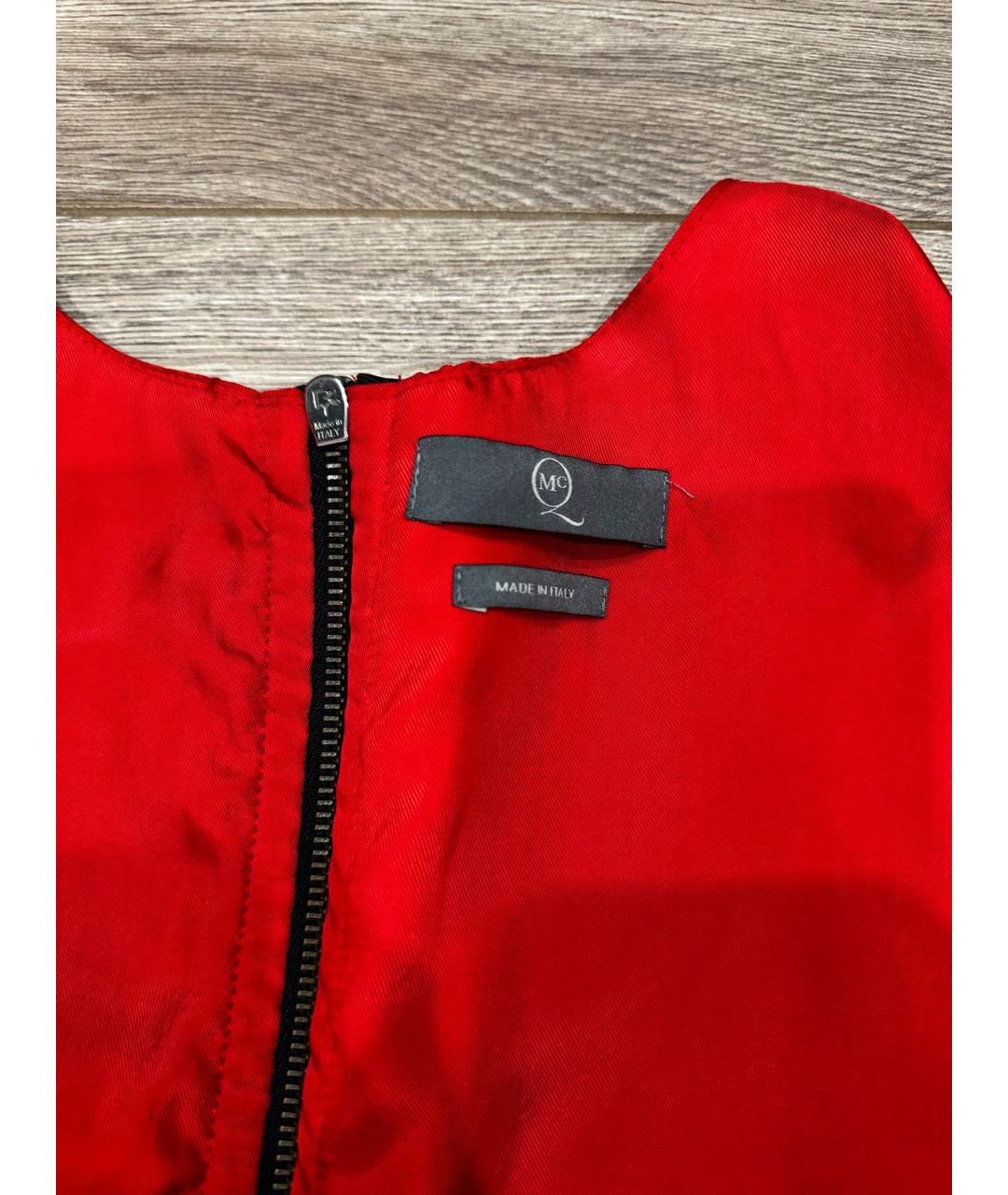MCQ ALEXANDER MCQUEEN Красная майка, фото 3