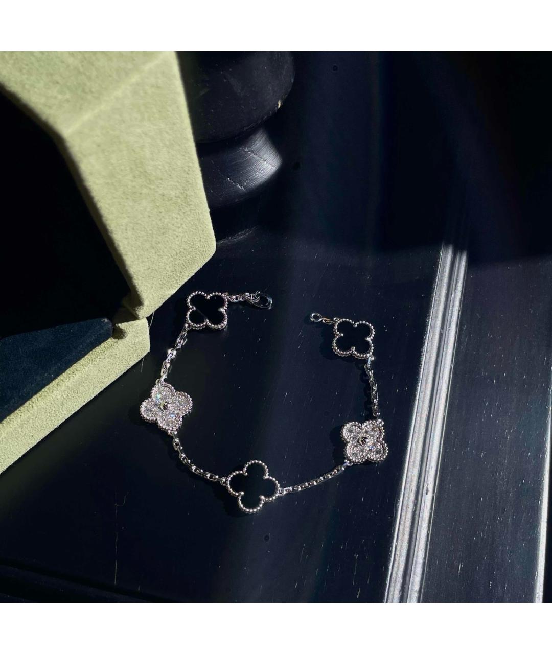 VAN CLEEF & ARPELS Серебрянный браслет из белого золота, фото 3