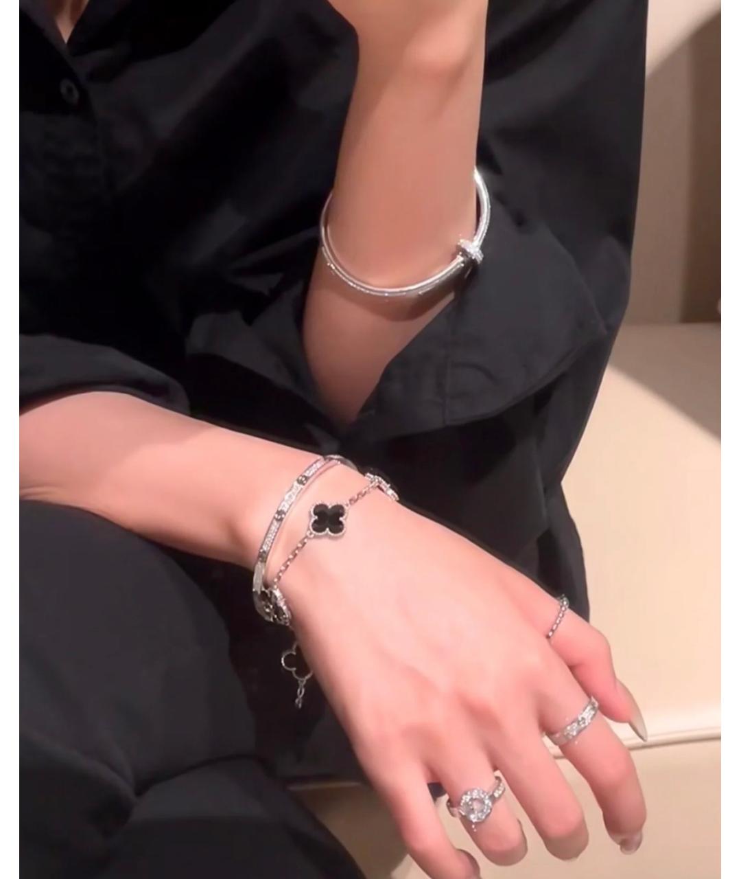 VAN CLEEF & ARPELS Серебрянный браслет из белого золота, фото 5