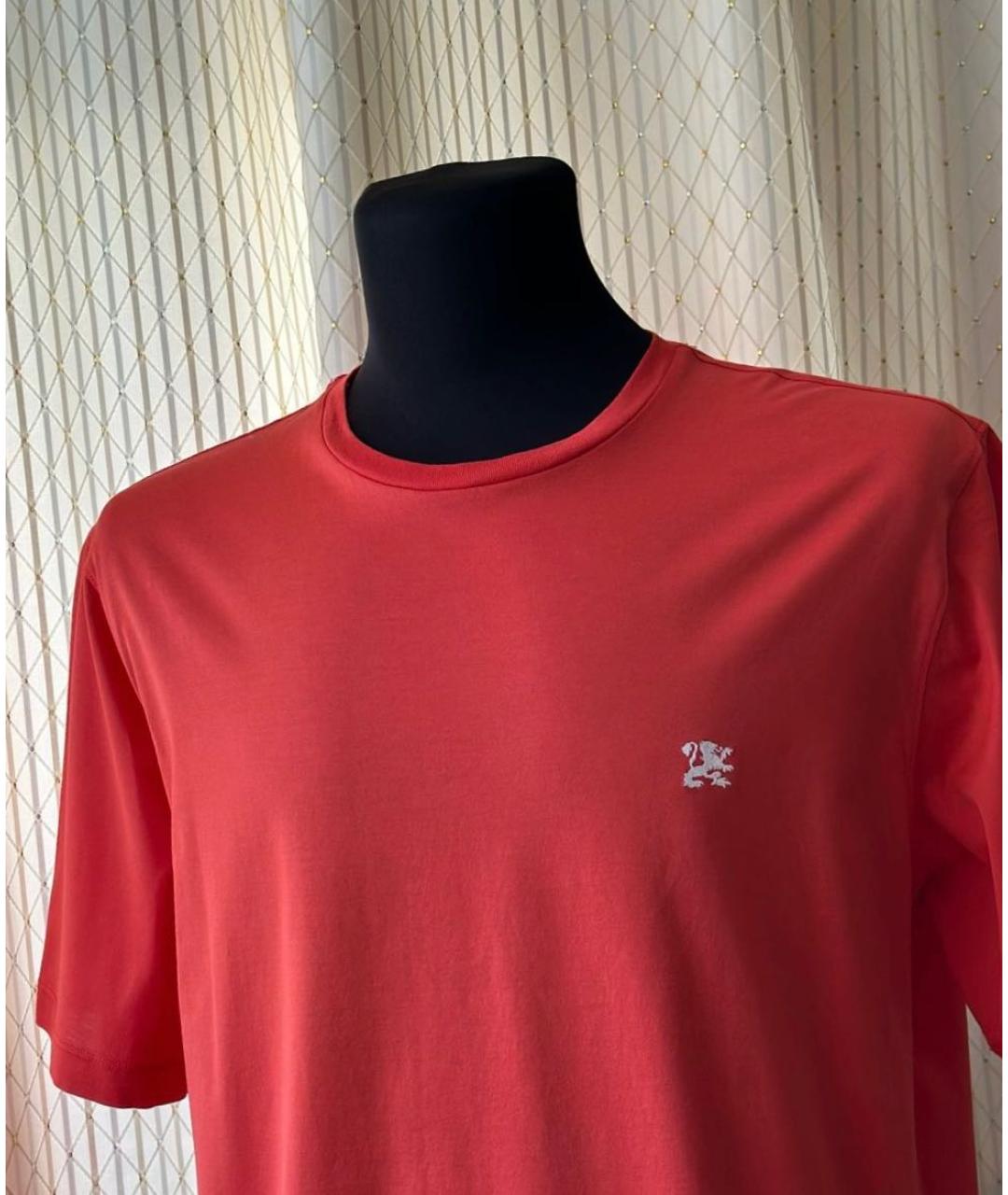 ZILLI Красная хлопковая футболка, фото 3