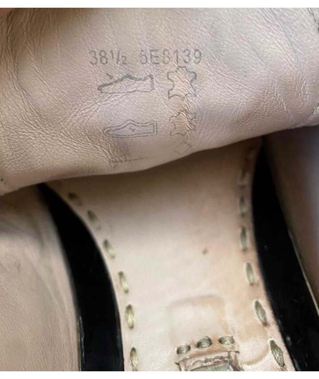 MIU MIU Черные кеды из лакированной кожи, фото 6