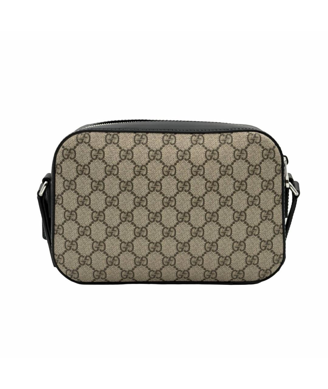 GUCCI Бежевая тканевая сумка на плечо, фото 3