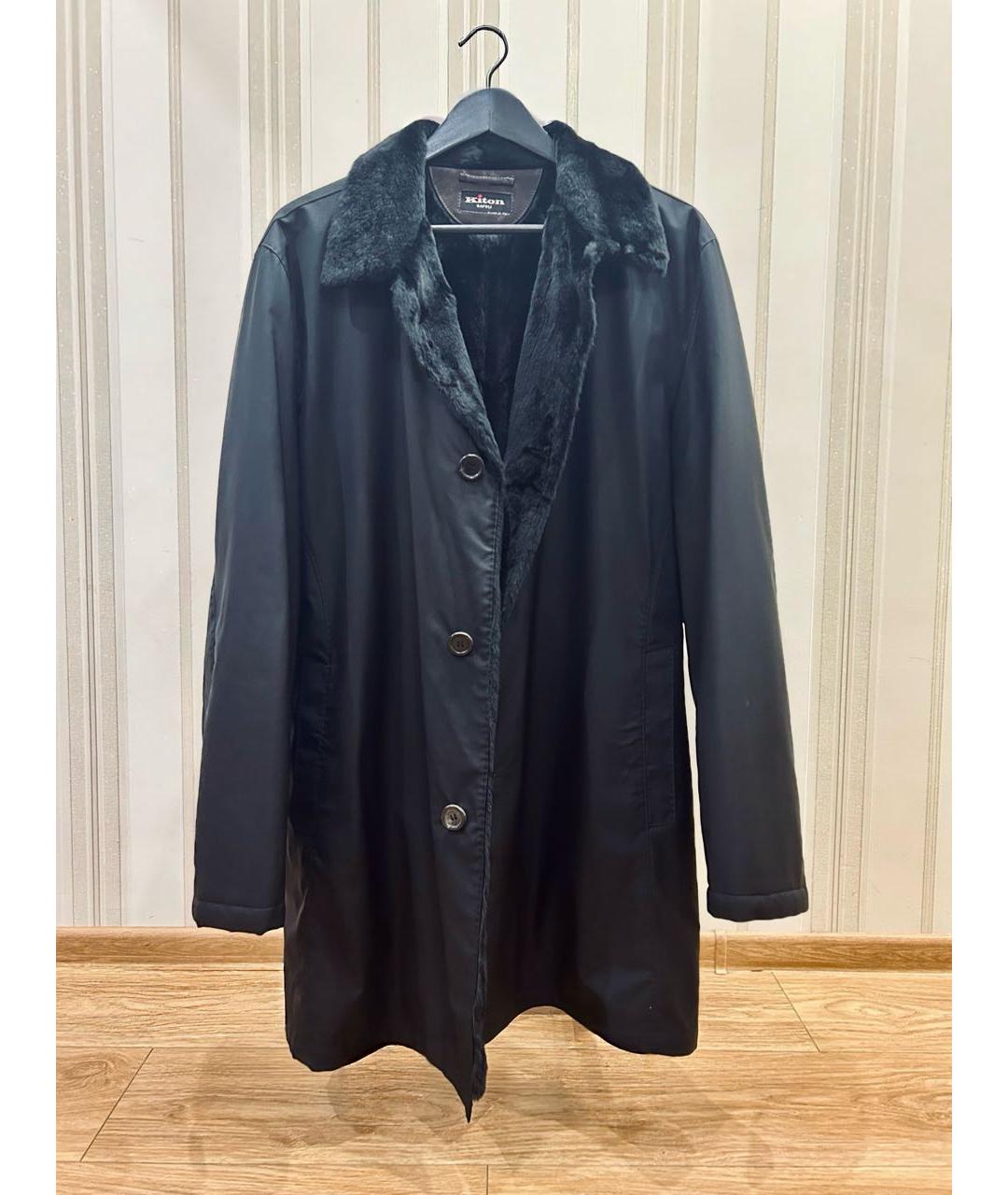 KITON Черная куртка, фото 8