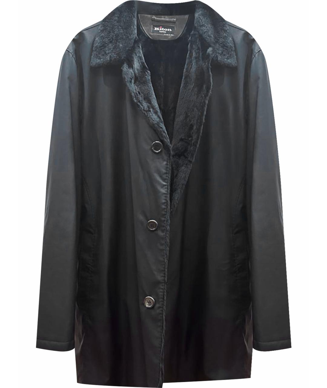 KITON Черная куртка, фото 1