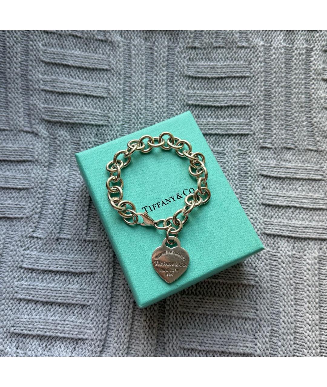 TIFFANY&CO Серебрянный серебряный браслет, фото 2