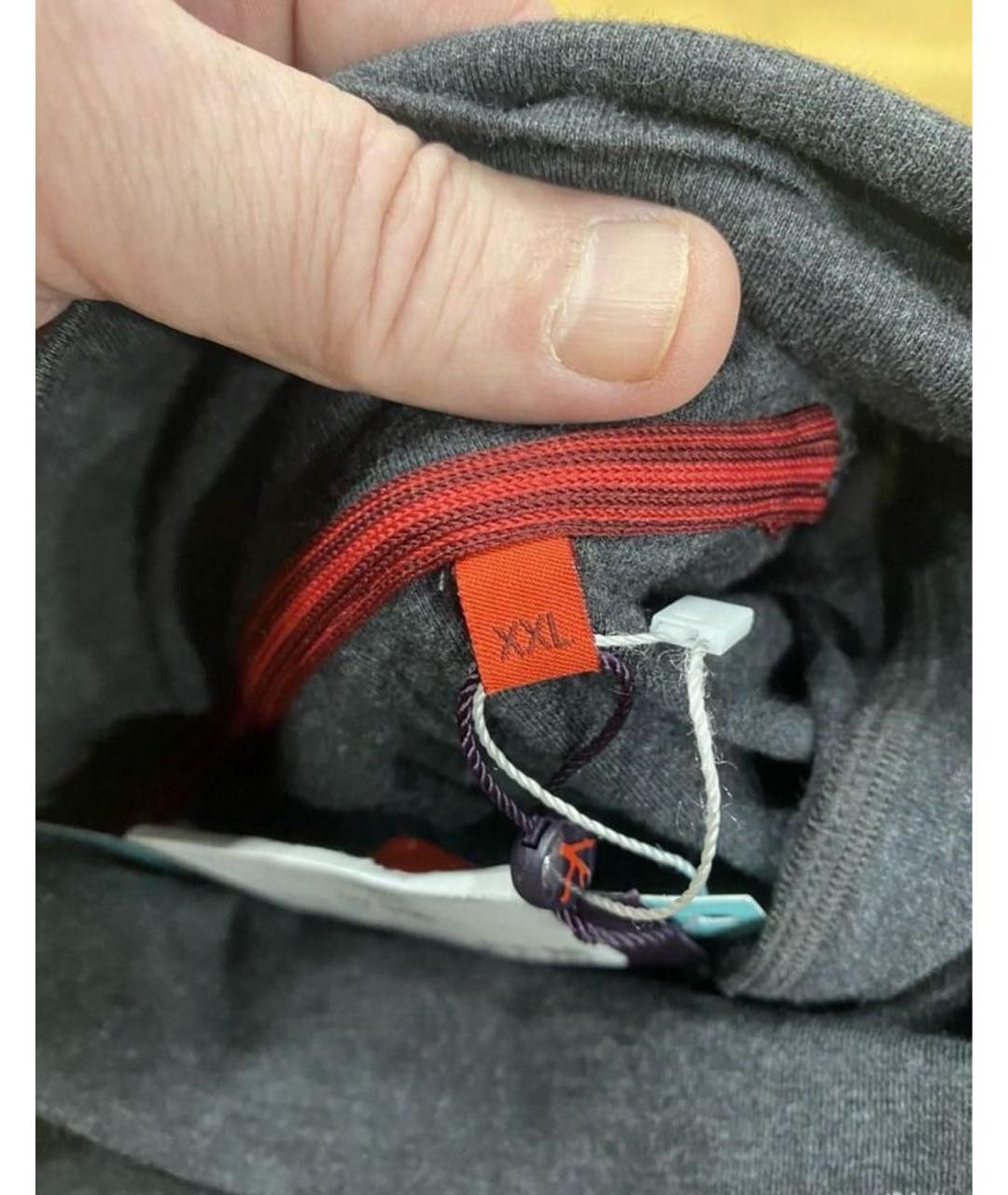 ISAIA Антрацитовая хлопковая водолазка, фото 5