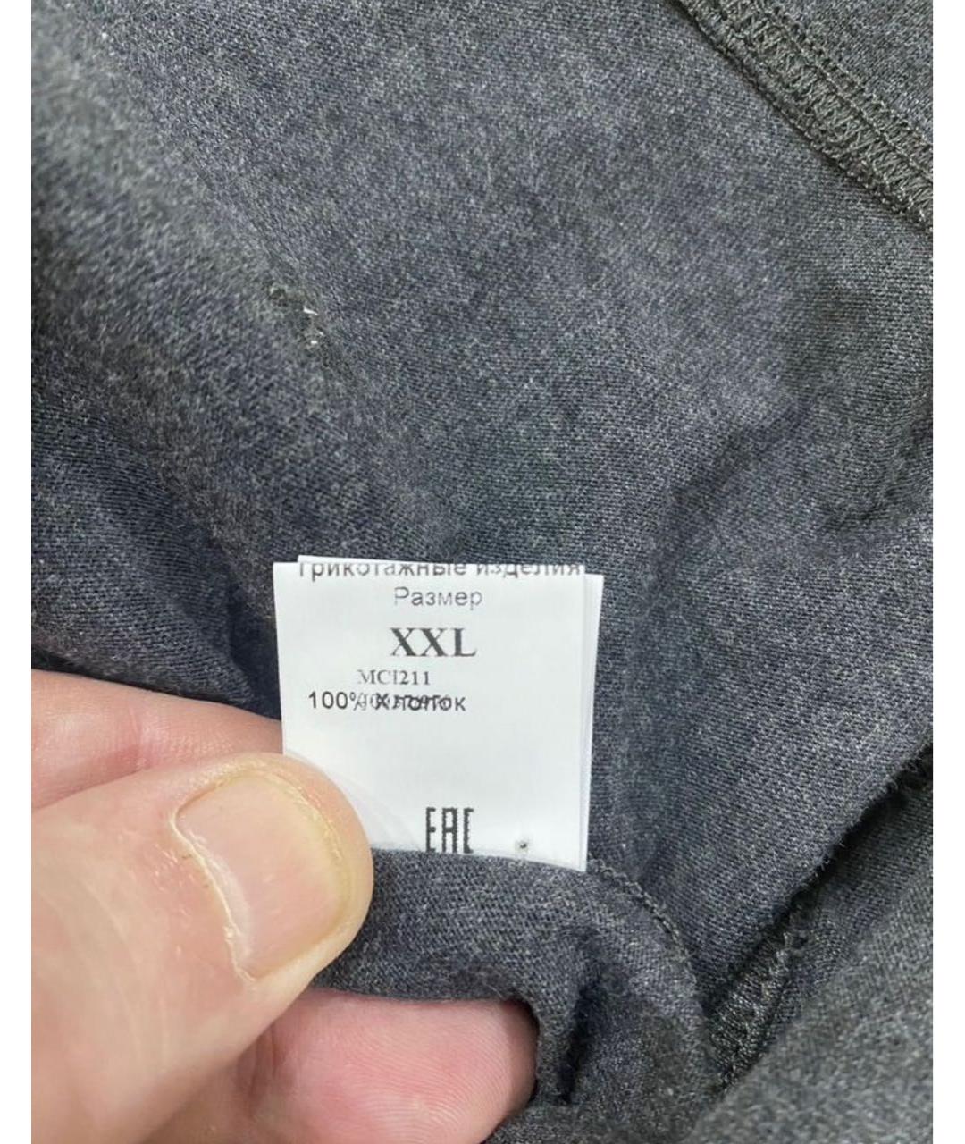 ISAIA Антрацитовая хлопковая водолазка, фото 6