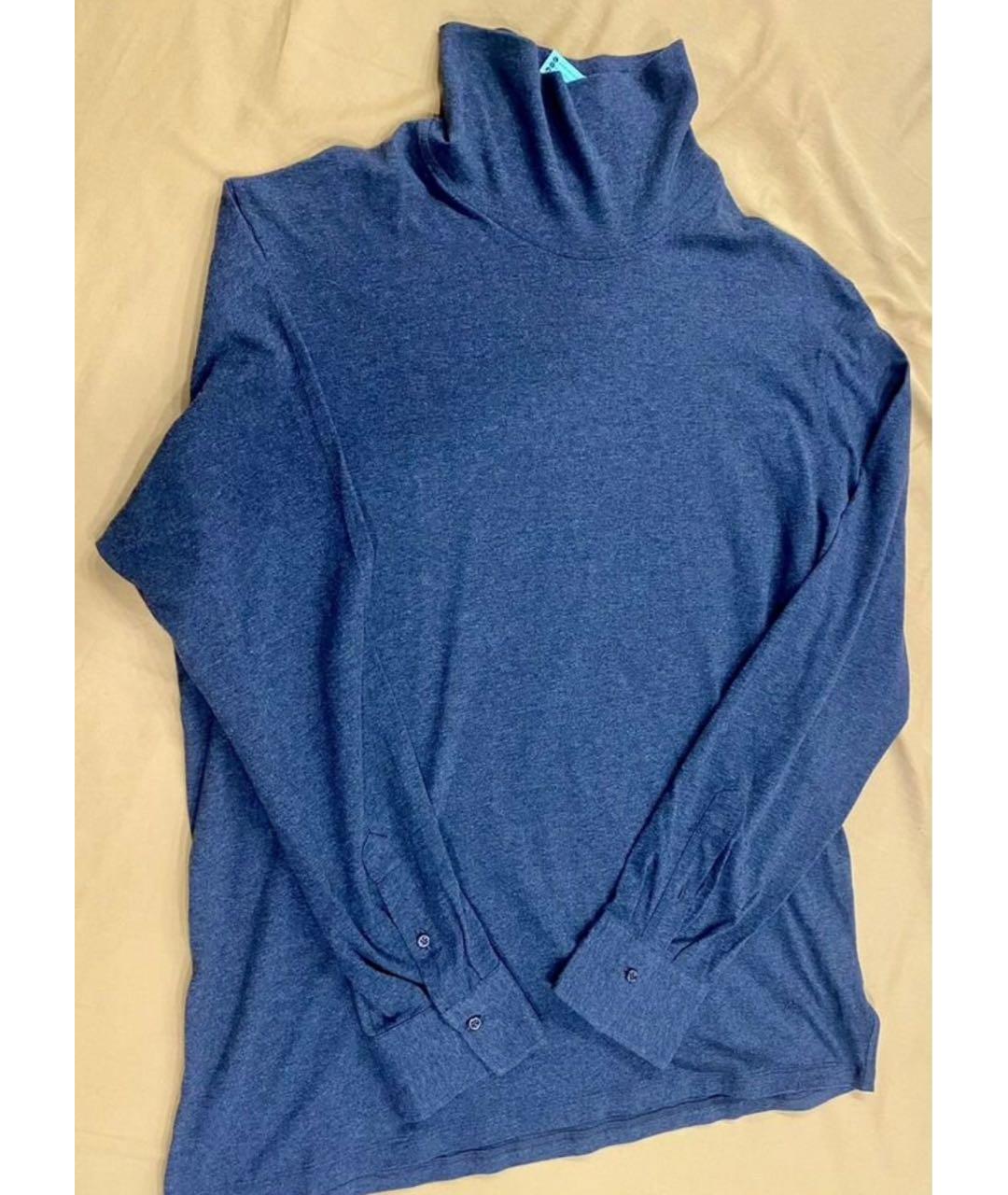 ISAIA Антрацитовая хлопковая водолазка, фото 3