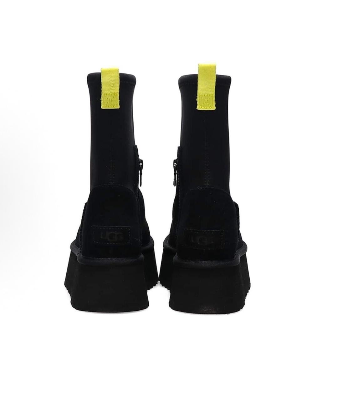 UGG AUSTRALIA Черные замшевые ботинки, фото 3