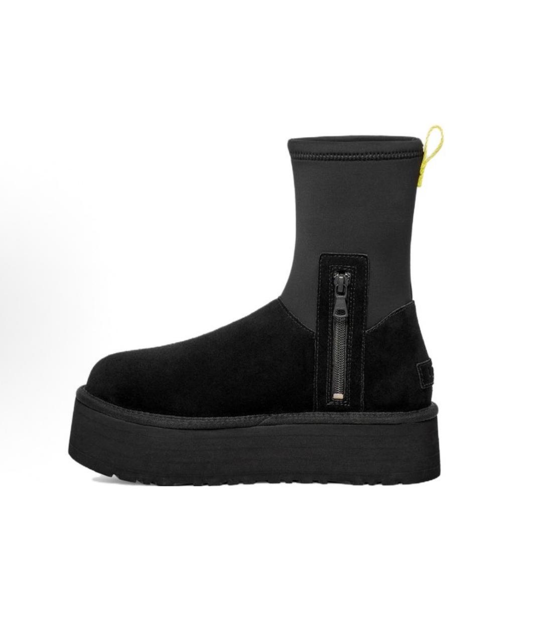 UGG AUSTRALIA Черные замшевые ботинки, фото 7