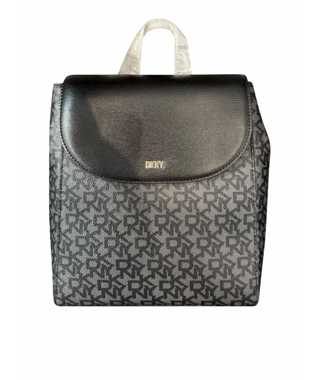 DKNY Черный рюкзак из искусственной кожи, фото 1