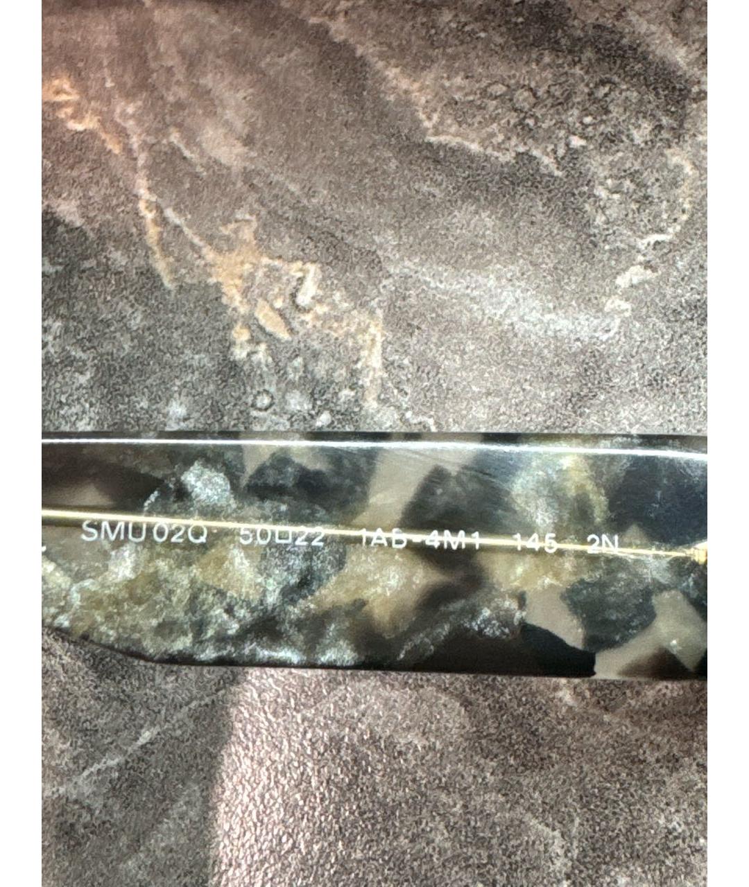 MIU MIU Черные пластиковые солнцезащитные очки, фото 7