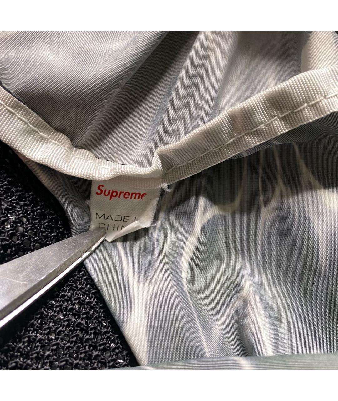 SUPREME Черная синтетическая сумка тоут, фото 6