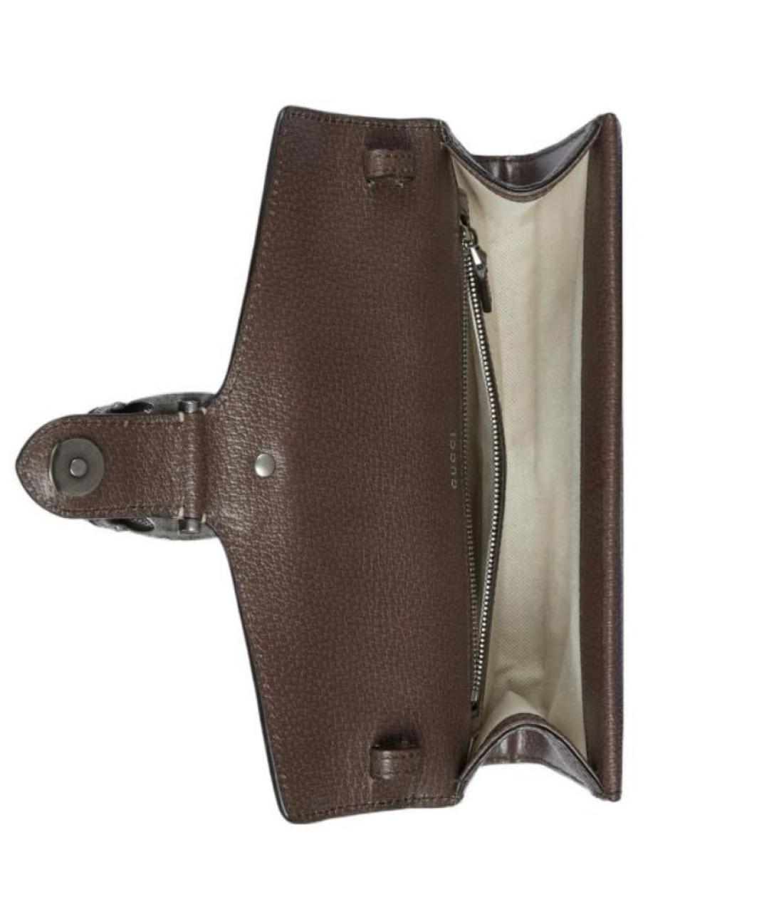 GUCCI Бежевая кожаная сумка через плечо, фото 8