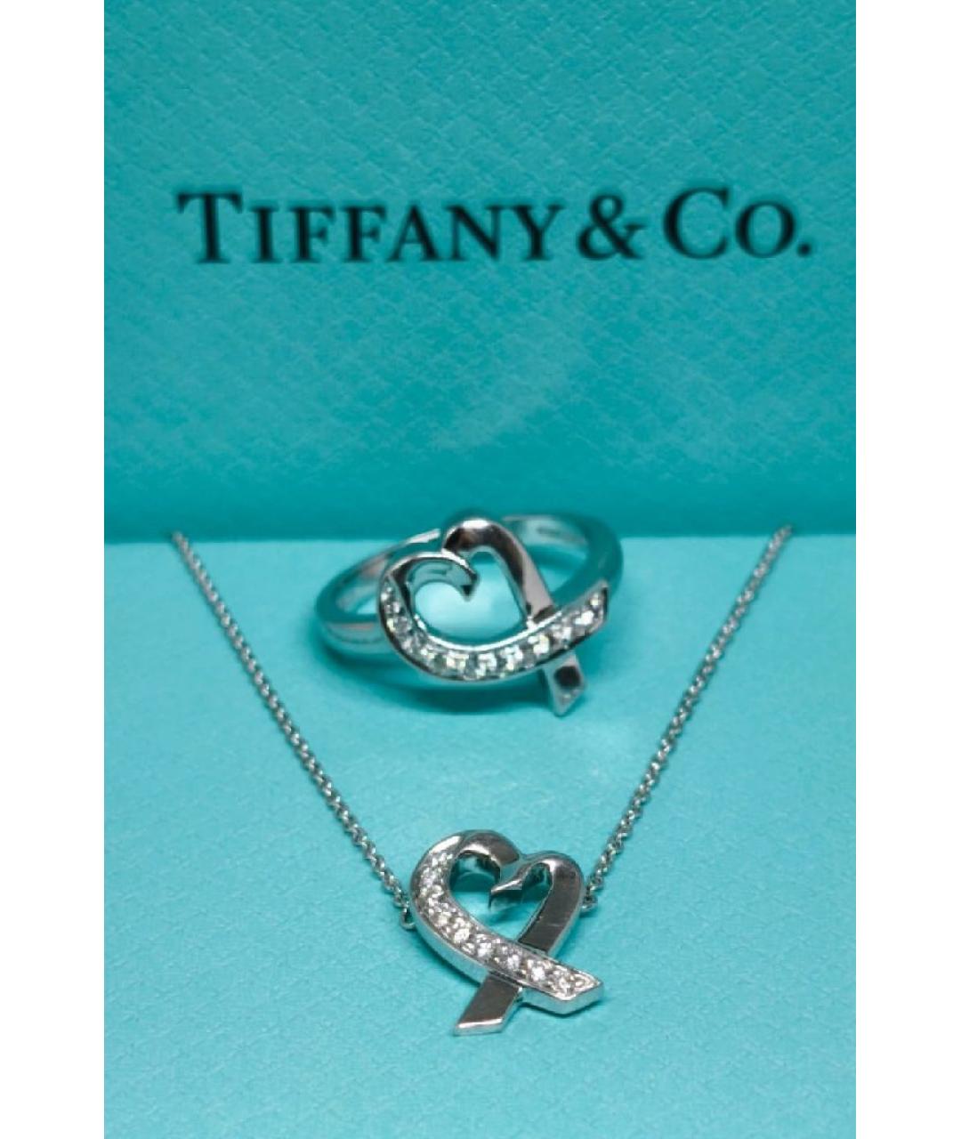 TIFFANY&CO Белый комплект из белого золота, фото 5