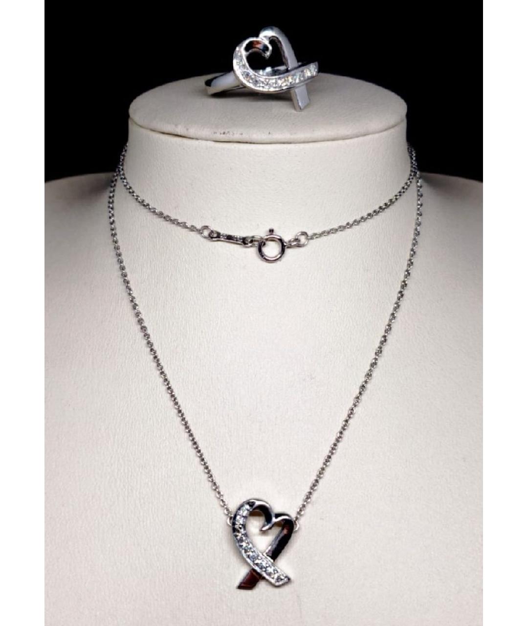 TIFFANY&CO Белый комплект из белого золота, фото 3