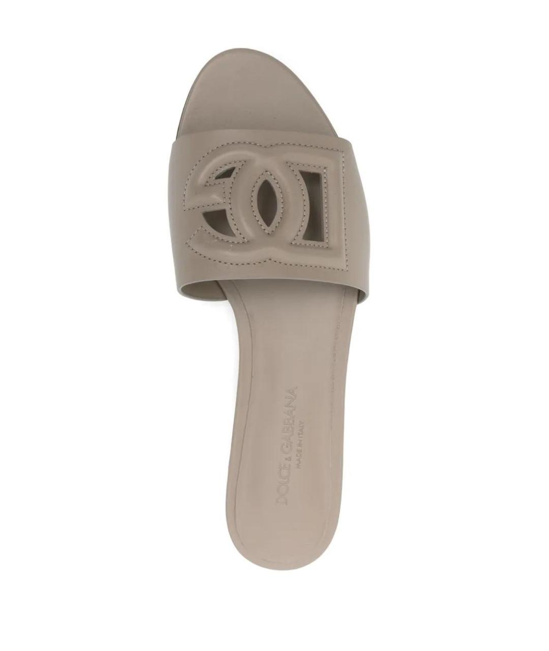 DOLCE&GABBANA Кожаные сандалии, фото 4