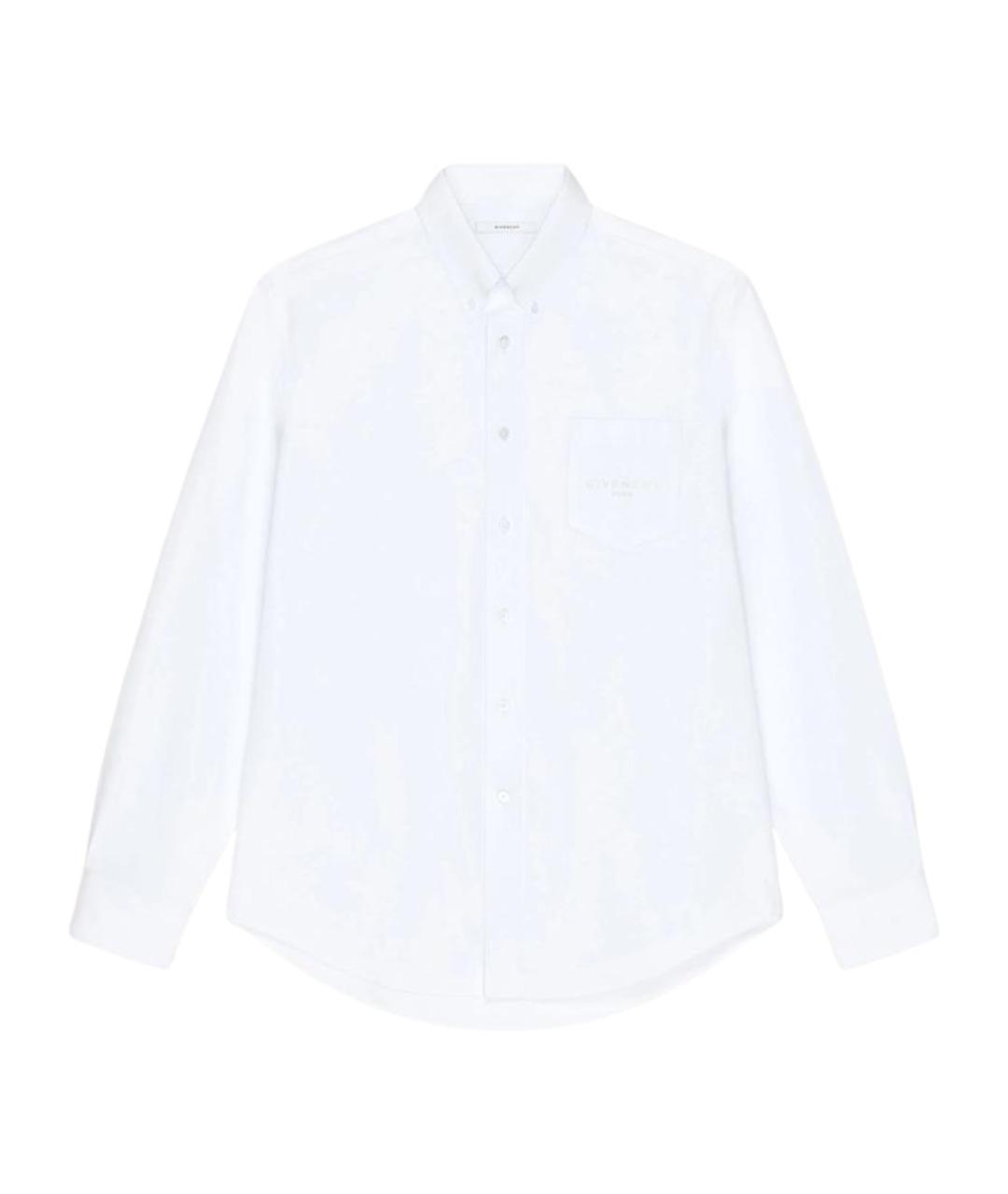 GIVENCHY Белая хлопковая кэжуал рубашка, фото 1