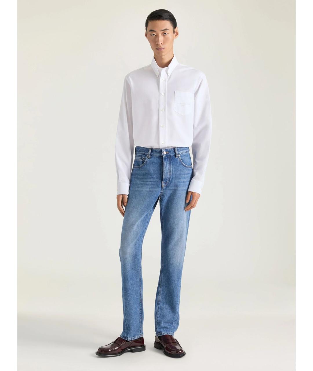 GIVENCHY Белая хлопковая кэжуал рубашка, фото 2