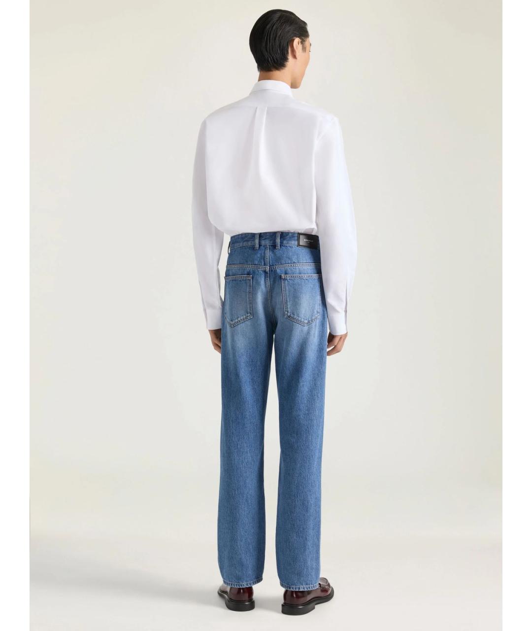 GIVENCHY Белая хлопковая кэжуал рубашка, фото 3