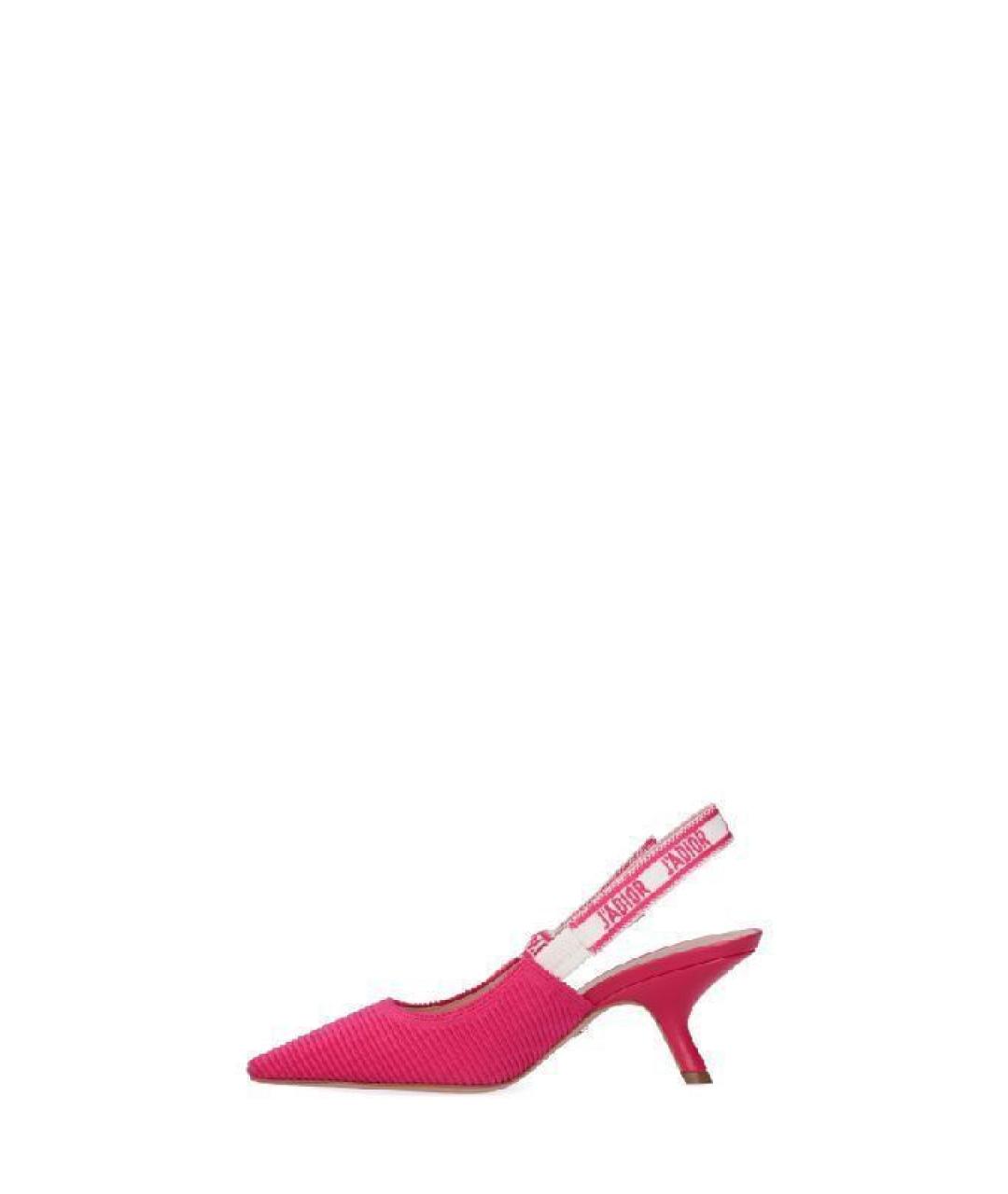CHRISTIAN DIOR Фуксия текстильные туфли, фото 2