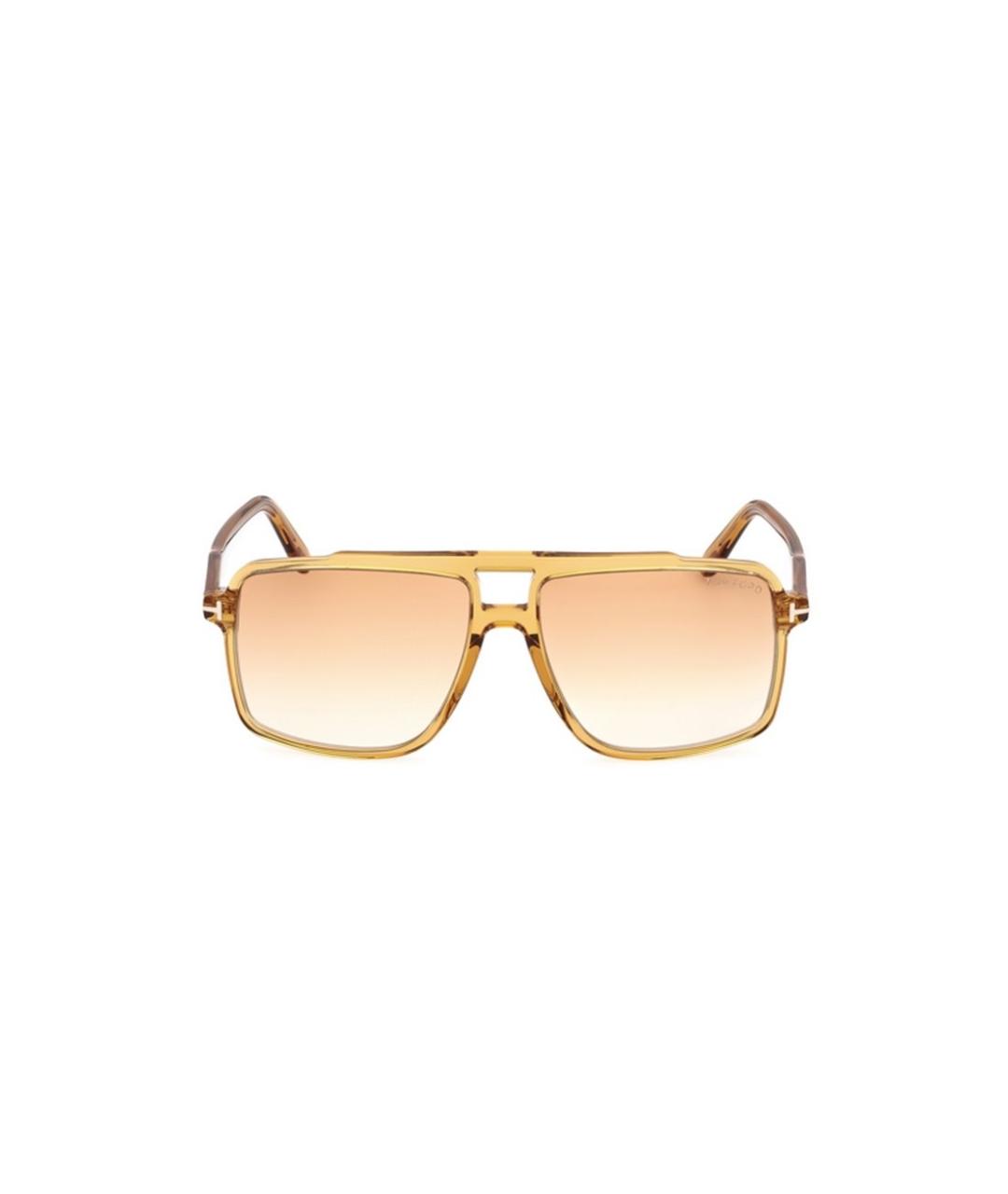 TOM FORD Желтые солнцезащитные очки, фото 3