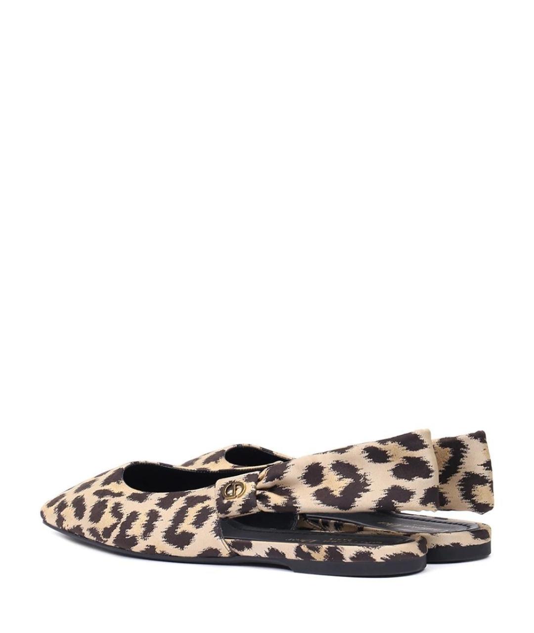 CHRISTIAN DIOR Мульти текстильные балетки, фото 4