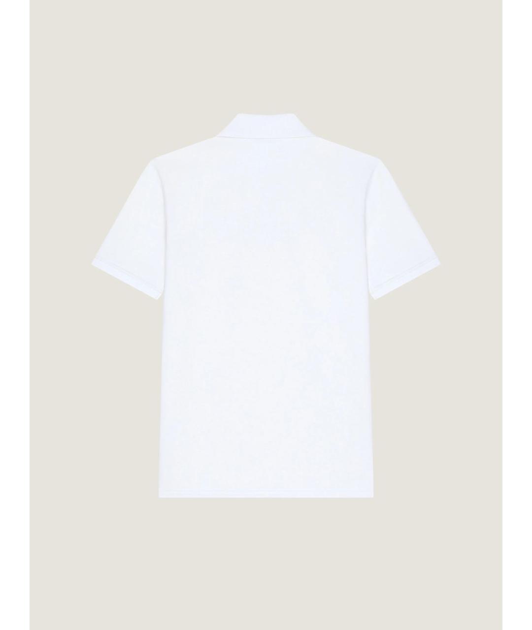 GIVENCHY Белое хлопковое поло с коротким рукавом, фото 2