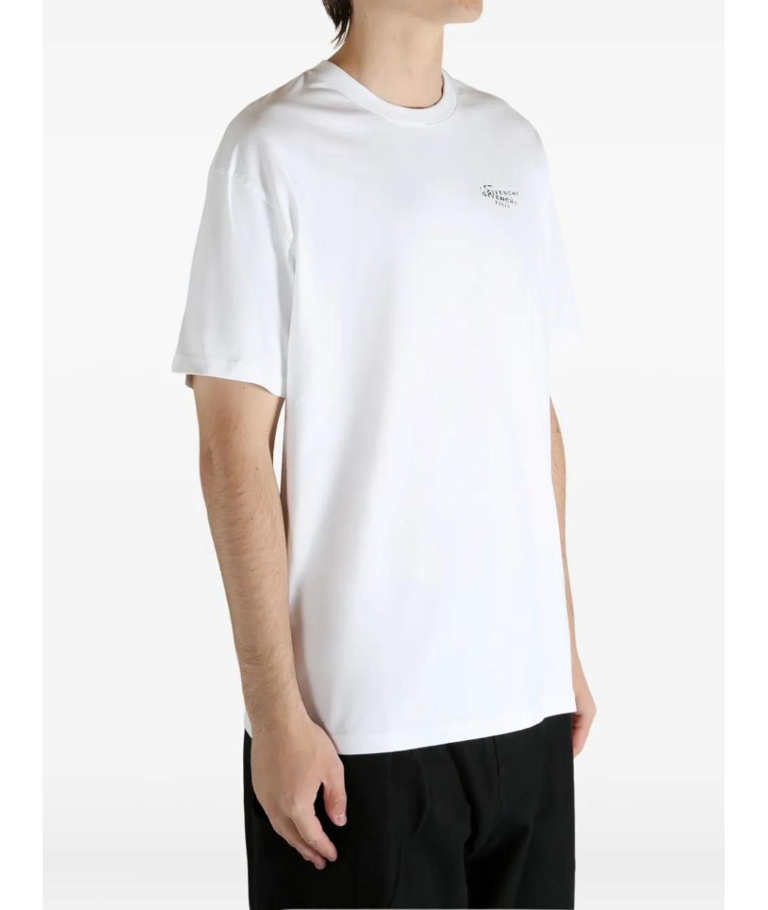 GIVENCHY Белая хлопковая футболка, фото 3