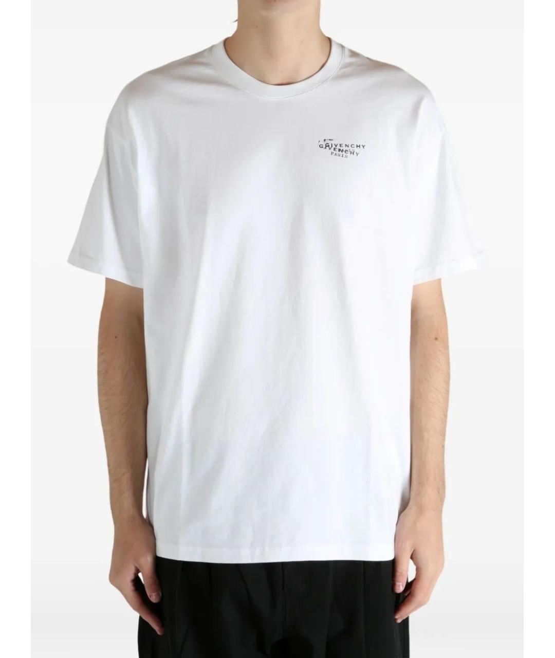 GIVENCHY Белая хлопковая футболка, фото 2