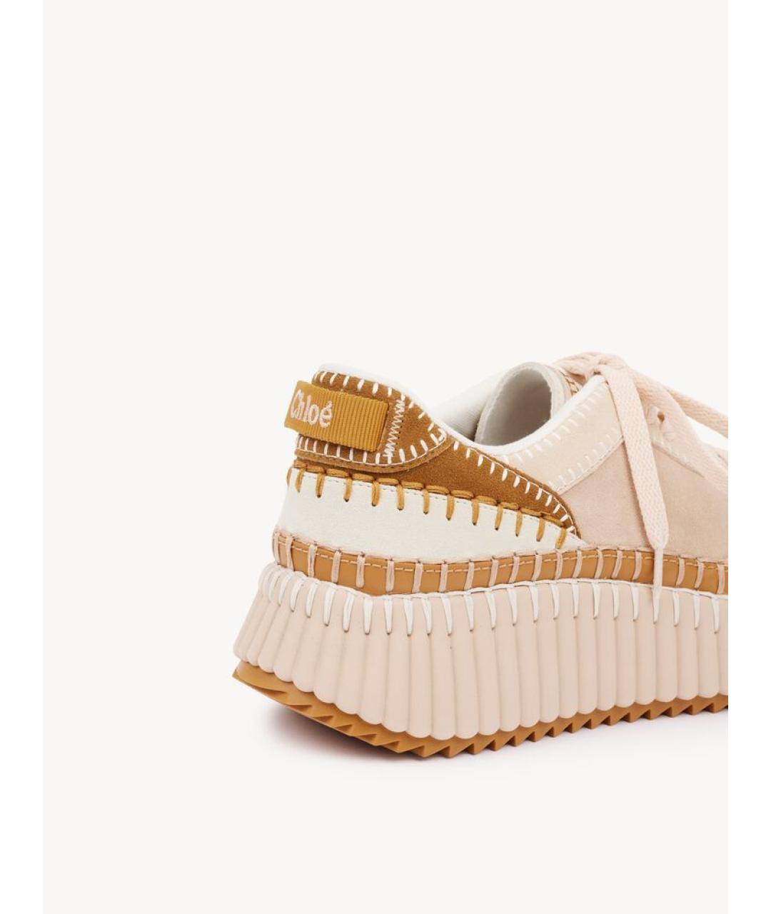 CHLOE Розовые кроссовки, фото 4