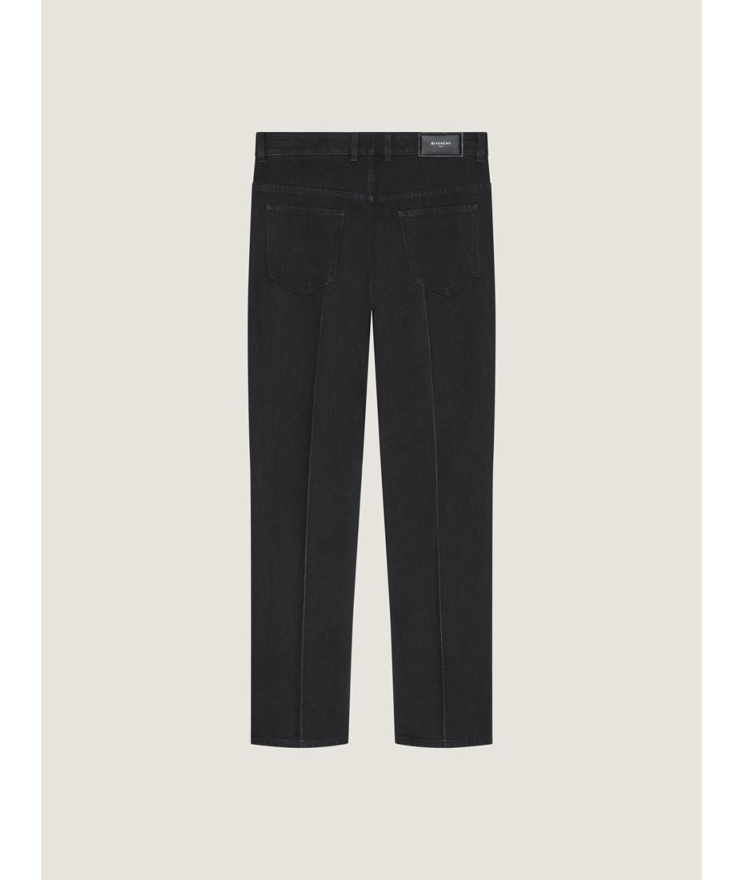 GIVENCHY Черные деним повседневные брюки, фото 4