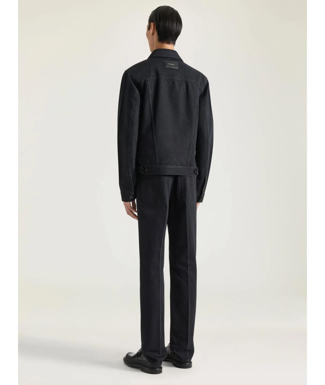 GIVENCHY Черные деним повседневные брюки, фото 3