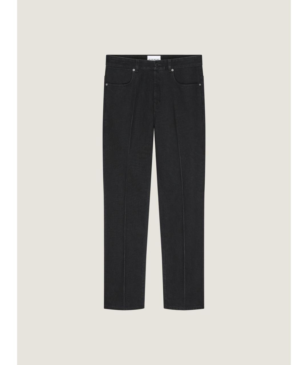 GIVENCHY Черные деним повседневные брюки, фото 5