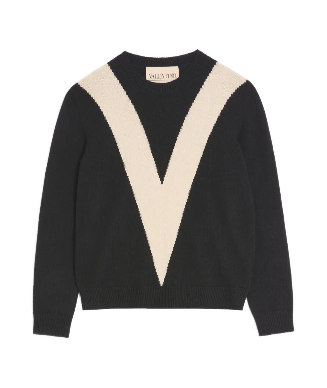 VALENTINO Черный джемпер / свитер, фото 1