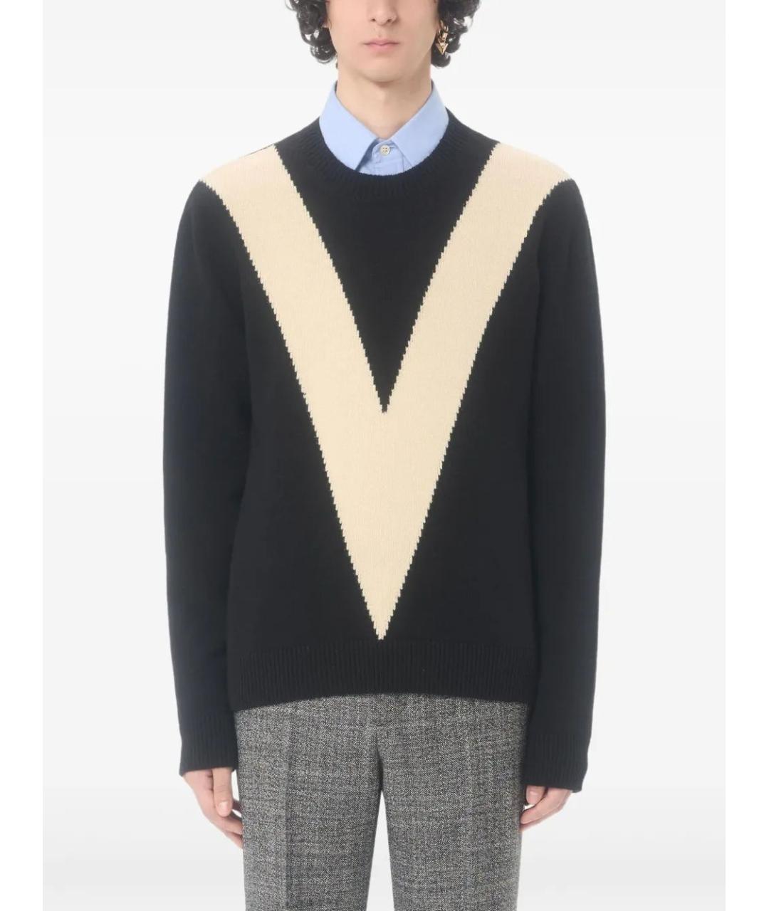 VALENTINO Черный джемпер / свитер, фото 4